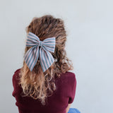 Agnes Striped Bow Pack | Blue