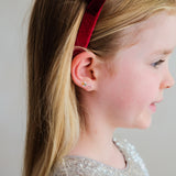 Santa Stick On Earrings