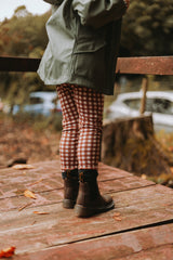 Cinnamon Check Slim Leggings