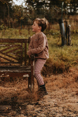 Cinnamon Check Slim Leggings