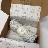 Coral Organic Double Gauze Swaddle