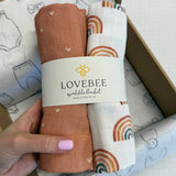 Half Size Swaddle Blanket | 2-Pack