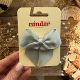 Grosgrain Hair Bow | Sea Mist