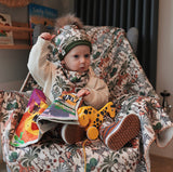Safari Storybook Dribble Bib
