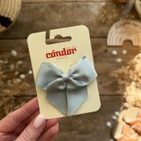 Grosgrain Hair Bow | Sea Mist