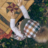 Autumn Plaid Bobble Hat