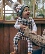 Autumn Plaid Long Romper