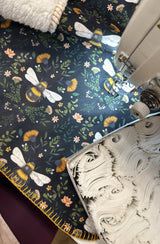 Dark Bee & Botanicals Teddy Blanket