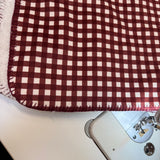 Mulberry Check Teddy Blanket | STOCK