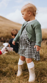 Evergreen Check Dress