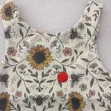 Sunflower Bee | Footed Romper | PERFECTLY IMPERFECT