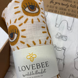 Bohemian Eyes Organic Double Gauze Swaddle