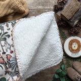 Safari Storybook Teddy Blanket