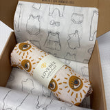 Bohemian Eyes Organic Double Gauze Swaddle