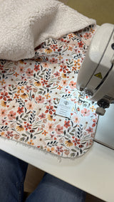 Ladybird Floral Teddy Blanket