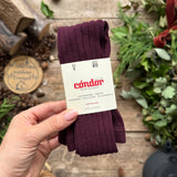 Cotton Rib Tights | Syrah