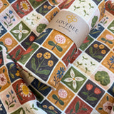 Patchwork Blooms Organic Double Gauze Swaddle | NEW STYLE