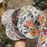 Garden Whimsy 4 Set Reusable Breast Pads