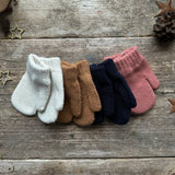 Classic One-Finger Mittens | Navy Blue