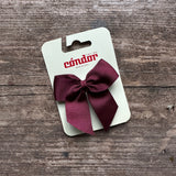 Grosgrain Hair Bow | Garnet