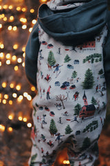 Ski Lodge Long Romper | Stock