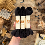 Cotton Rib Tights | Black