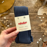 Cotton Rib Tights | Lapiz