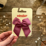Grosgrain Hair Bow | Cassis