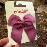 Grosgrain Hair Bow | Cassis