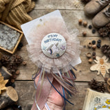 Unicorn Birthday Badge