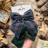 Tartan Agnes Bow Clips
