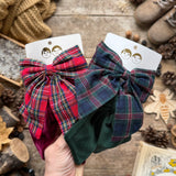 Tartan Agnes Bow Clips