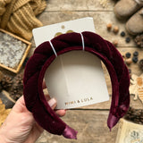 Oversize Twist Velvet Alice