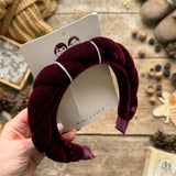 Oversize Twist Velvet Alice