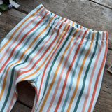 Wavy Stripe Slim Leggings | Ready To Post