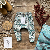 Whale Waves Harem Leggings | Stock