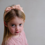 Peach Gingham Edie Bow Alice