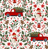 Holiday Truck Teddy Blanket | STOCK