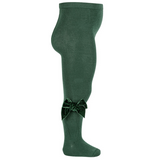 Cotton Tights With Side Bow | Limited Styles