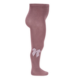 Cotton Tights With Side Bow | Limited Styles