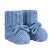 Baby Rib Booties | French Blue