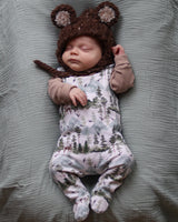 Stag Mountain Footed Romper