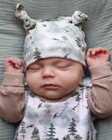 Stag Mountain Footed Romper