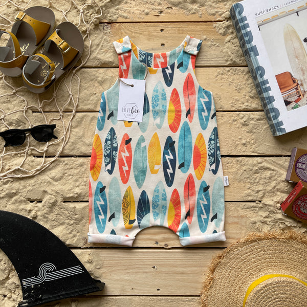 PERFECTLY IMPERFECT Short Romper | Surf Boards