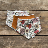 Floral 3 Set Dribble Bibs