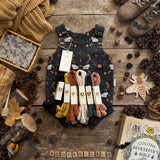 Dark Bee & Boo-tanicals Bloomer Romper