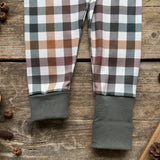 Autumn Plaid Long BeeJamas