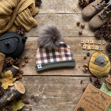 Autumn Plaid Bobble Hat