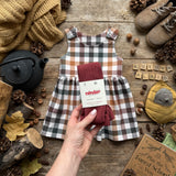 Autumn Plaid Bloomer Romper