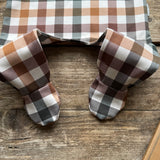 Autumn Plaid Footed Romper